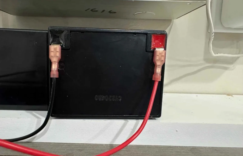 Red and Black Battery Terminals